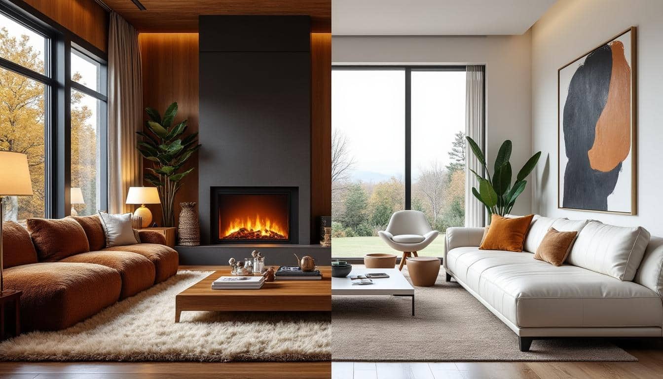 découvrez les distinctions clés entre un salon cosy et un salon design : ambiance, choix des matériaux, couleurs, et conseils pour choisir le style qui correspond à votre intérieur.