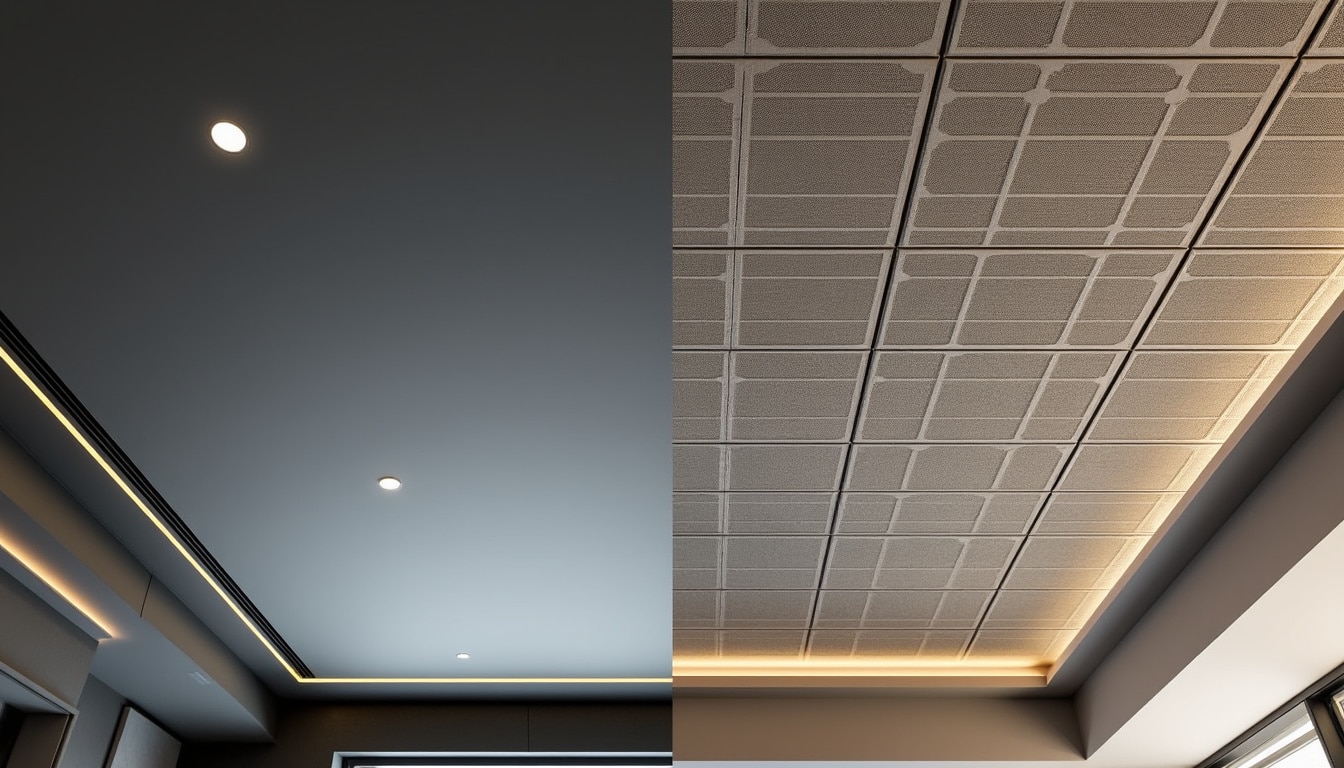 découvrez les différences entre le plafond tendu et le faux plafond : avantages, inconvénients, prix et conseils pour choisir la meilleure solution pour votre intérieur.