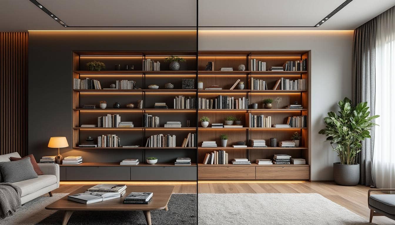 découvrez les différences entre une bibliothèque intégrée et un meuble séparé : avantages, style, installation et solutions pour optimiser l'espace dans votre intérieur.