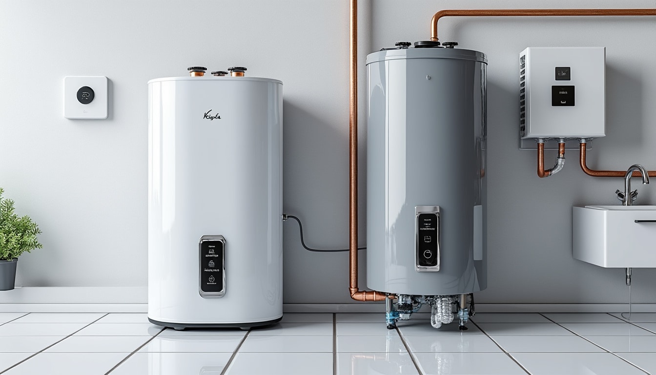 découvrez la différence entre un chauffe-eau électrique et un chauffe-eau thermodynamique : principe de fonctionnement, avantages, inconvénients et critères de choix pour bien équiper votre logement.