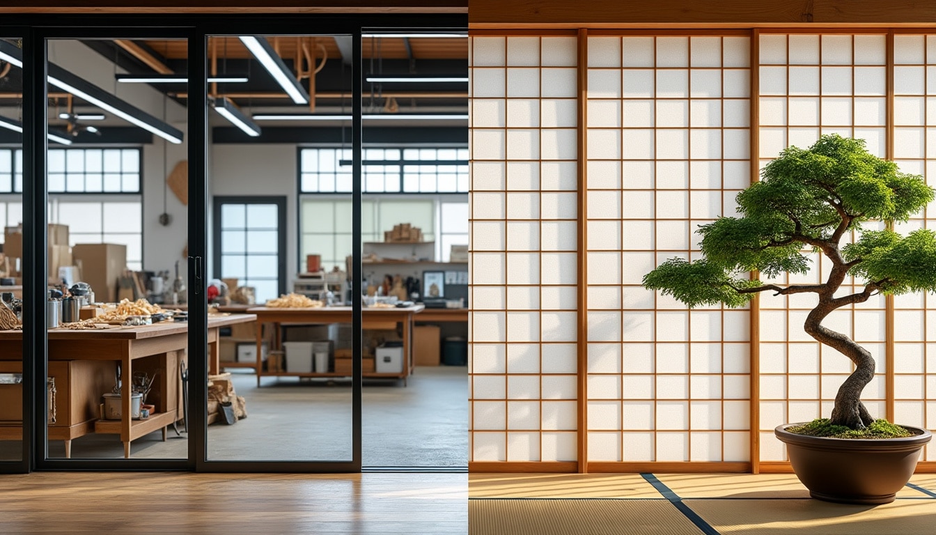 découvrez les différences clés entre une verrière d’atelier et une cloison japonaise : styles, matériaux, usages et ambiances. faites le bon choix pour votre intérieur grâce à ce guide comparatif.