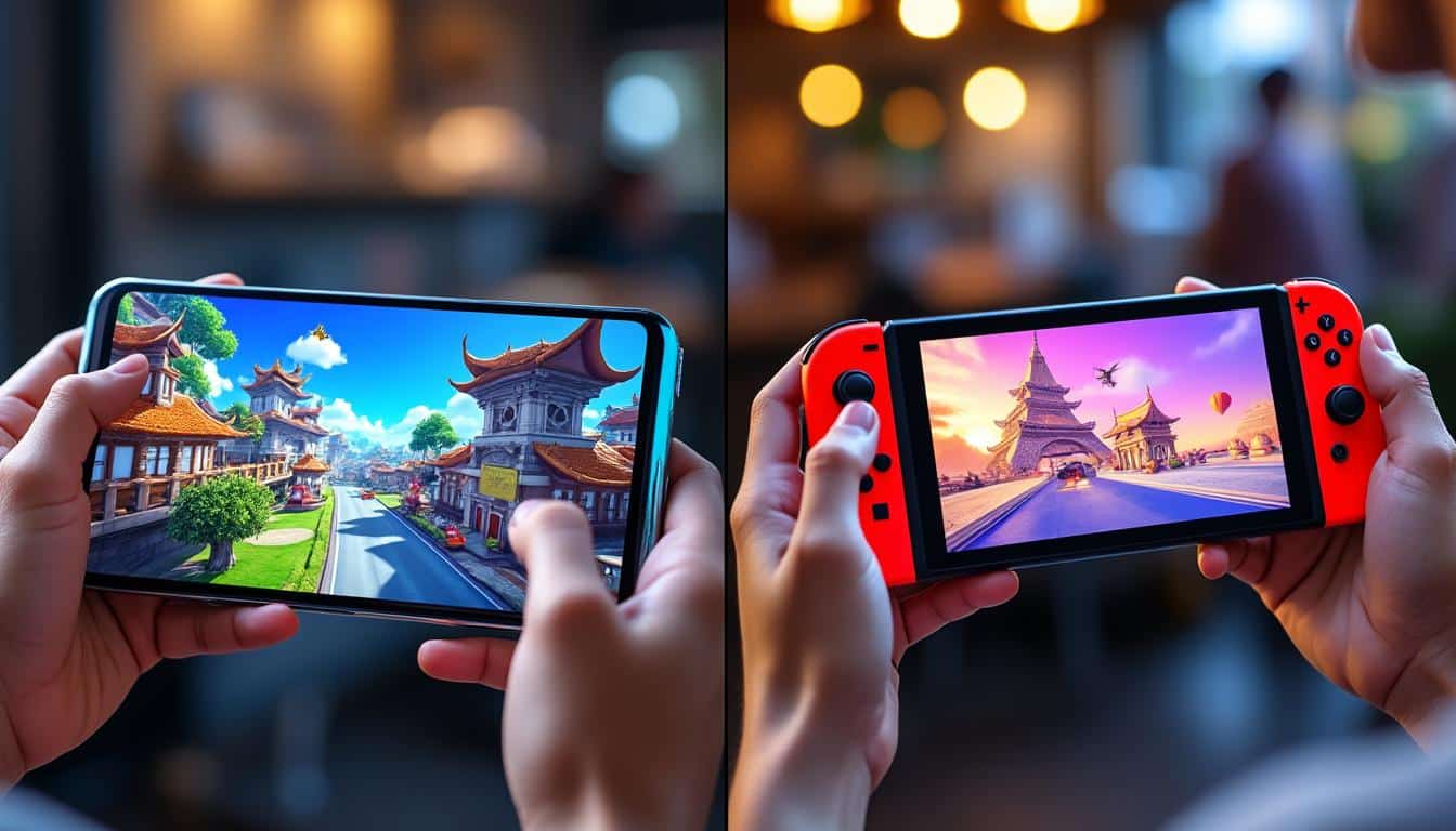 découvrez les avantages du smartphone gaming et de la switch oled pour choisir la console nomade qui correspond le mieux à vos besoins et préférences de jeu.