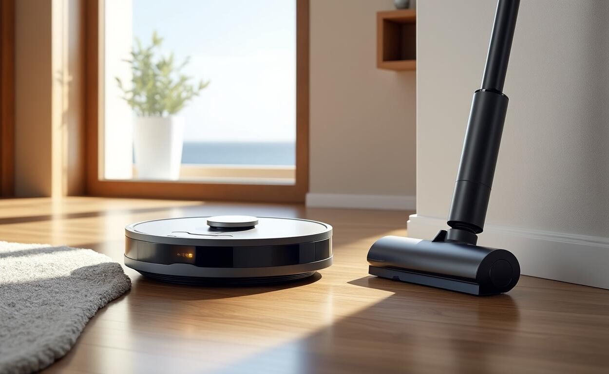 découvrez les principales différences entre un robot aspirateur et un aspirateur balai pour choisir l'appareil de nettoyage le mieux adapté à vos besoins.