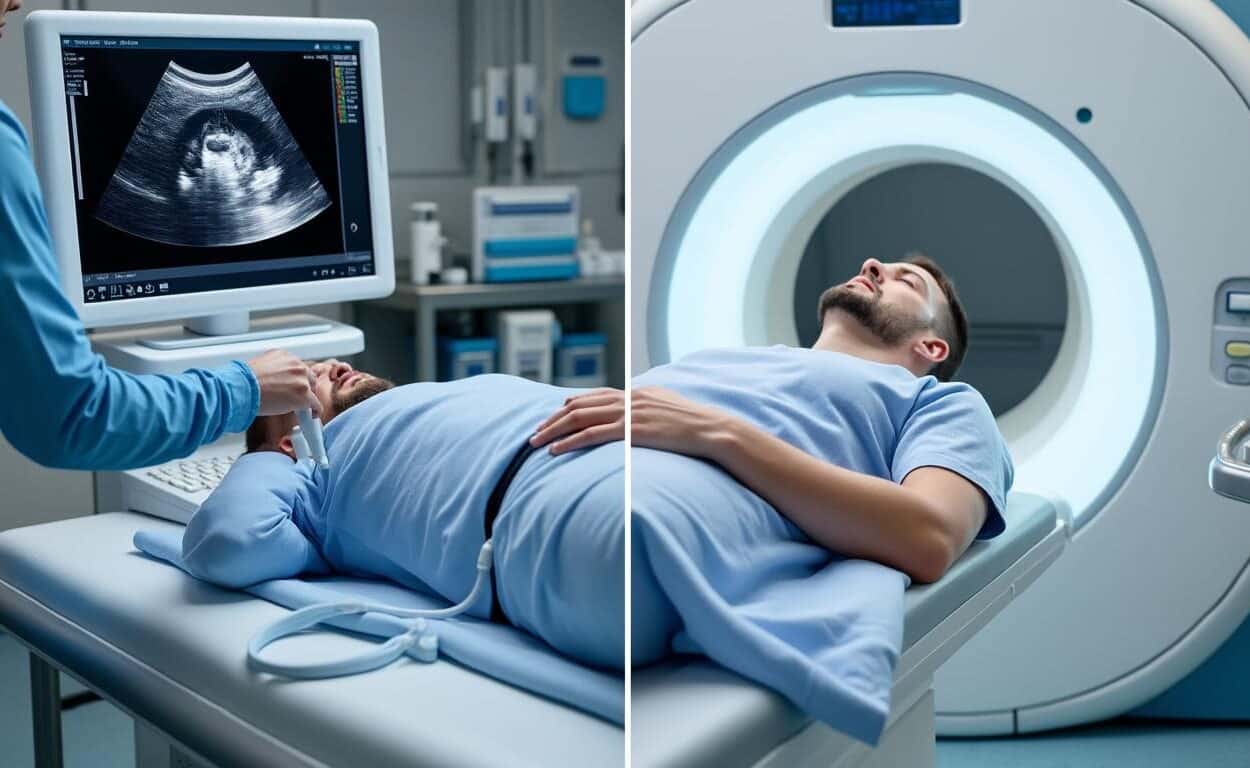 découvrez les différences clés entre l'échographie testiculaire et l'irm pelvienne chez l'homme, leurs usages, avantages et quand privilégier chaque examen médical.