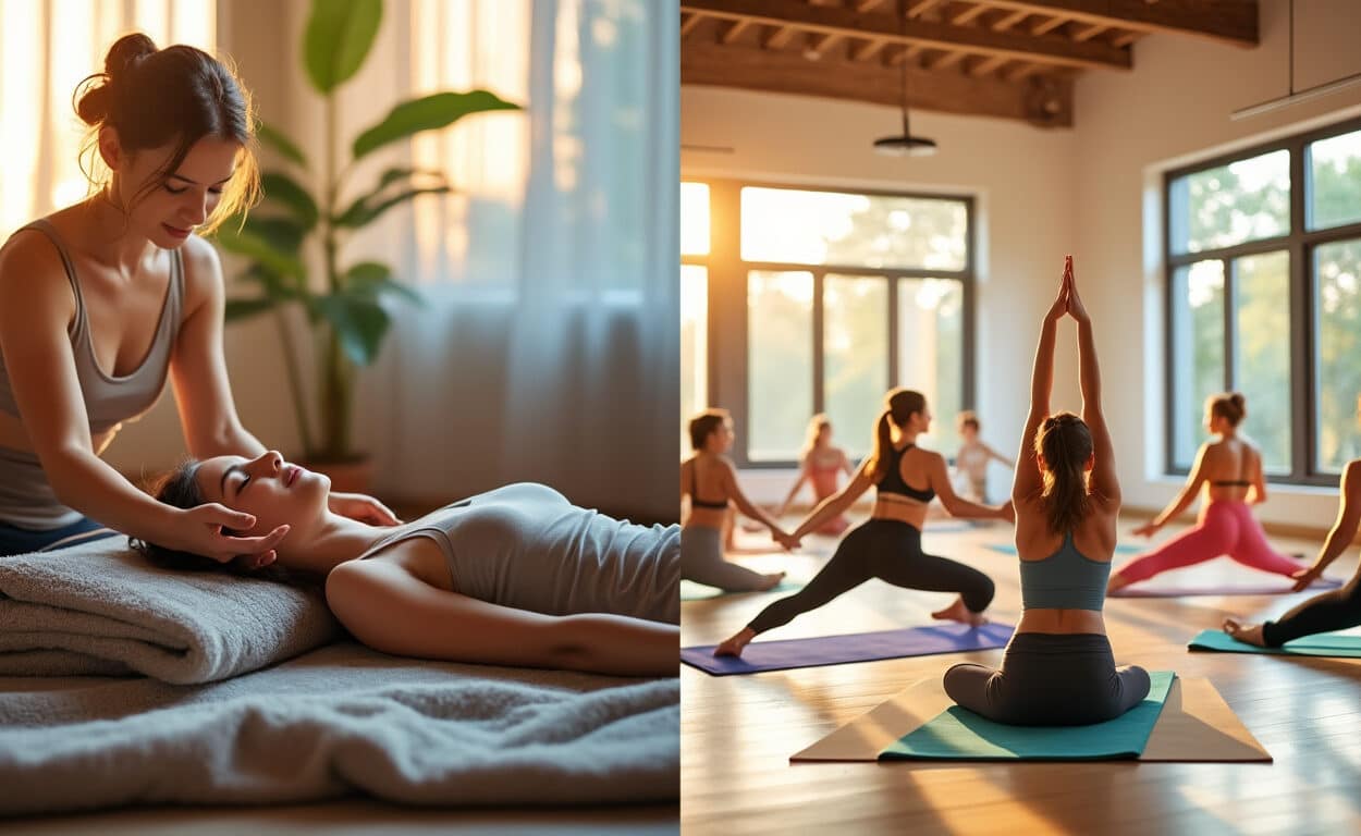 découvrez les principales différences entre le yoga thérapeutique et le yoga traditionnel, leurs bienfaits spécifiques et comment choisir la pratique qui vous convient le mieux.