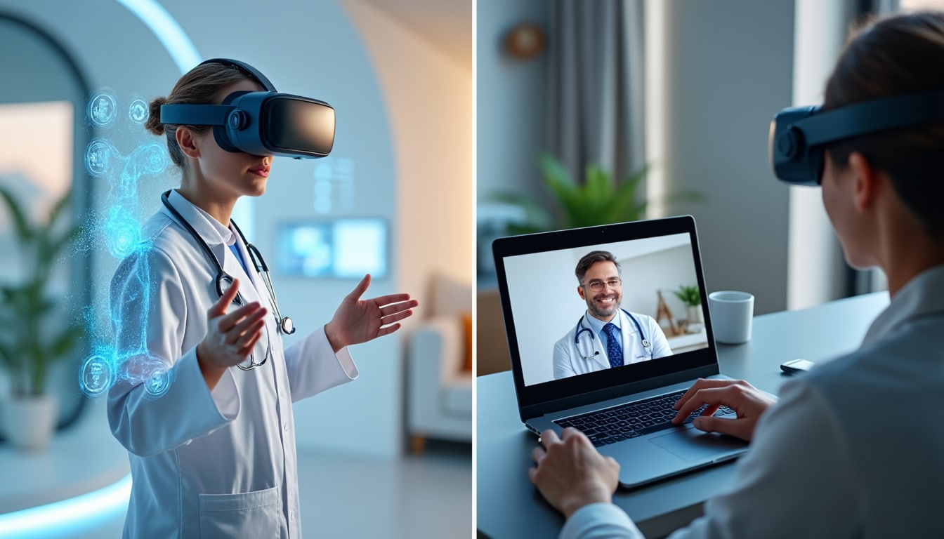 découvrez les différences entre la consultation en réalité virtuelle et la vidéoconsultation, leurs avantages et comment choisir la meilleure option pour vos besoins médicaux.