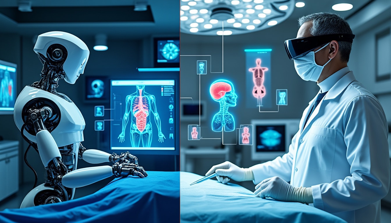 découvrez les différences clés entre un robot chirurgical et un chirurgien assisté par intelligence artificielle, et comprenez leurs rôles respectifs en chirurgie moderne.