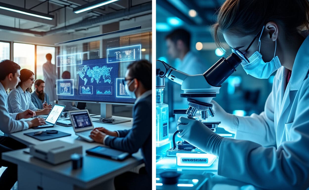 découvrez qui innove le plus en santé : les start-up agiles ou les laboratoires pharmaceutiques établis, et comment ils transforment ensemble le secteur médical.
