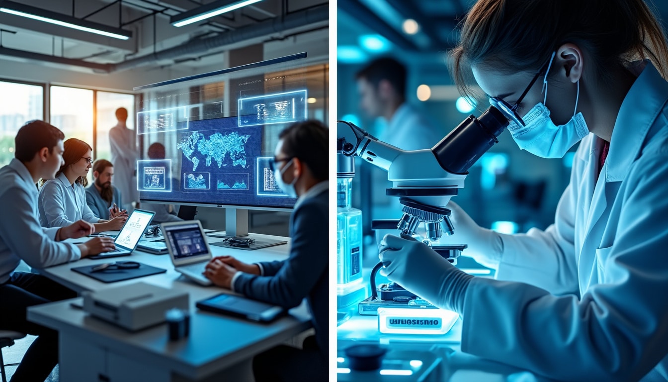 découvrez qui innove le plus en santé : les start-up agiles ou les laboratoires pharmaceutiques établis, et comment ils transforment ensemble le secteur médical.