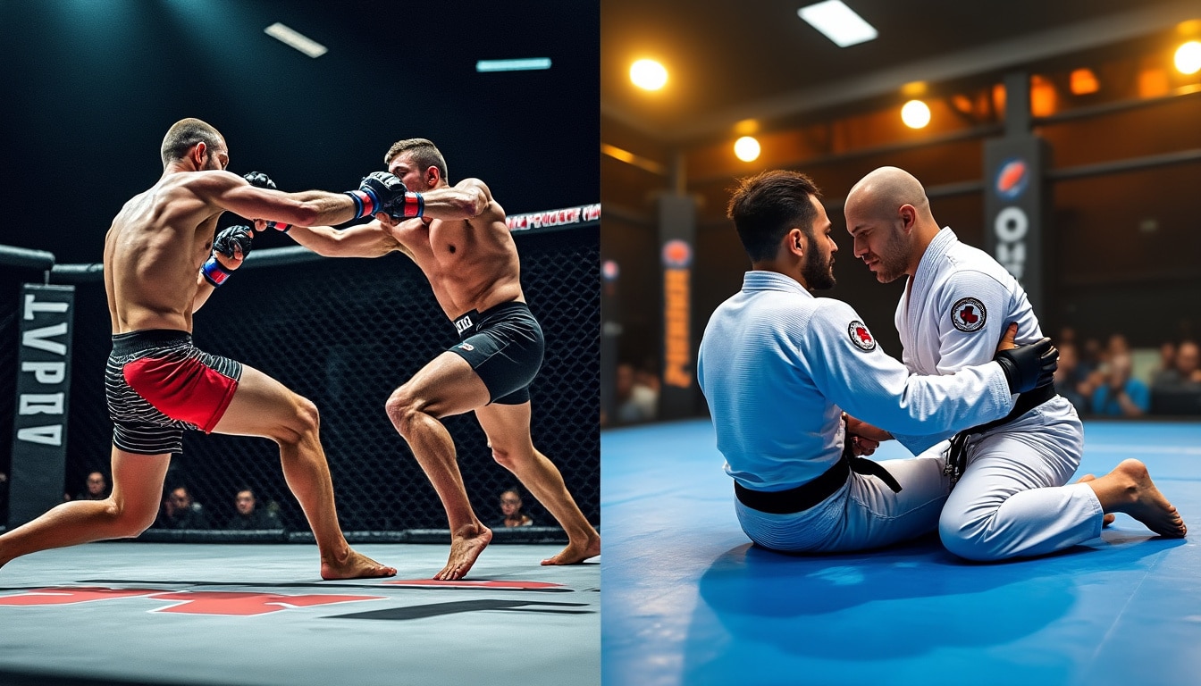 découvrez les différences clés entre le mma et le jiu-jitsu brésilien, deux disciplines de combat populaires, en termes de techniques, objectifs et pratiques.