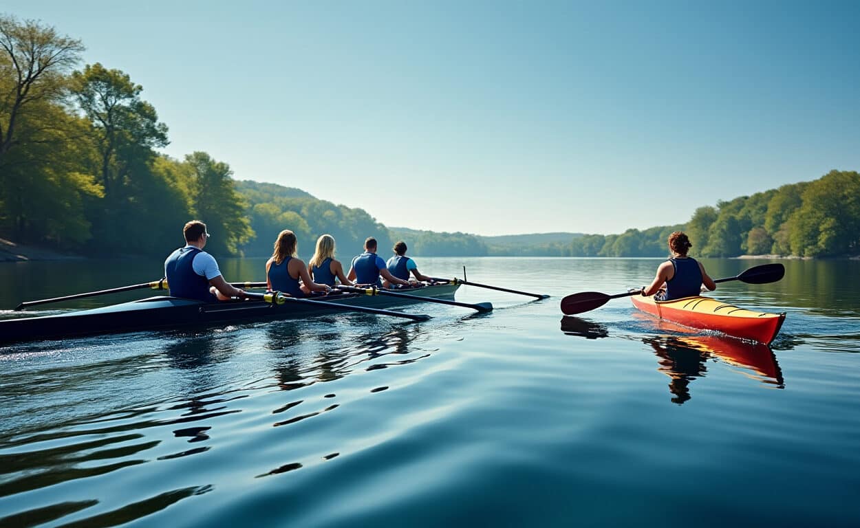 découvrez les différences clés entre l'aviron et le canoë-kayak, deux sports nautiques passionnants aux techniques et équipements distincts.