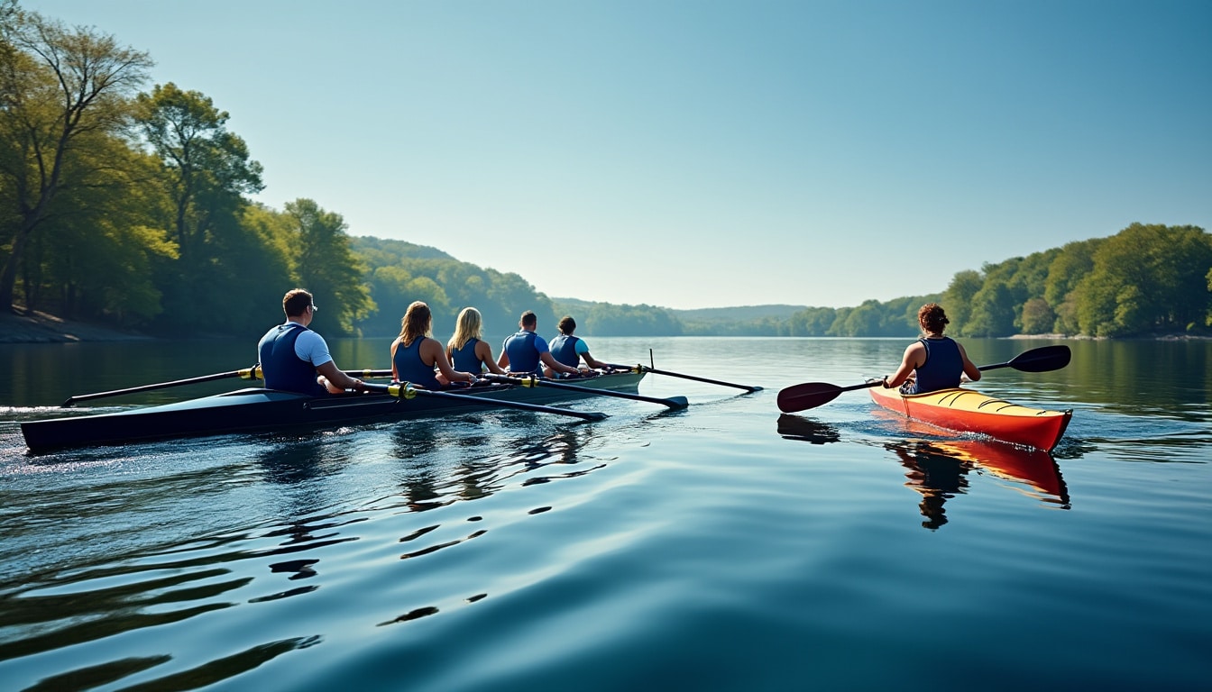découvrez les différences clés entre l'aviron et le canoë-kayak, deux sports nautiques passionnants aux techniques et équipements distincts.
