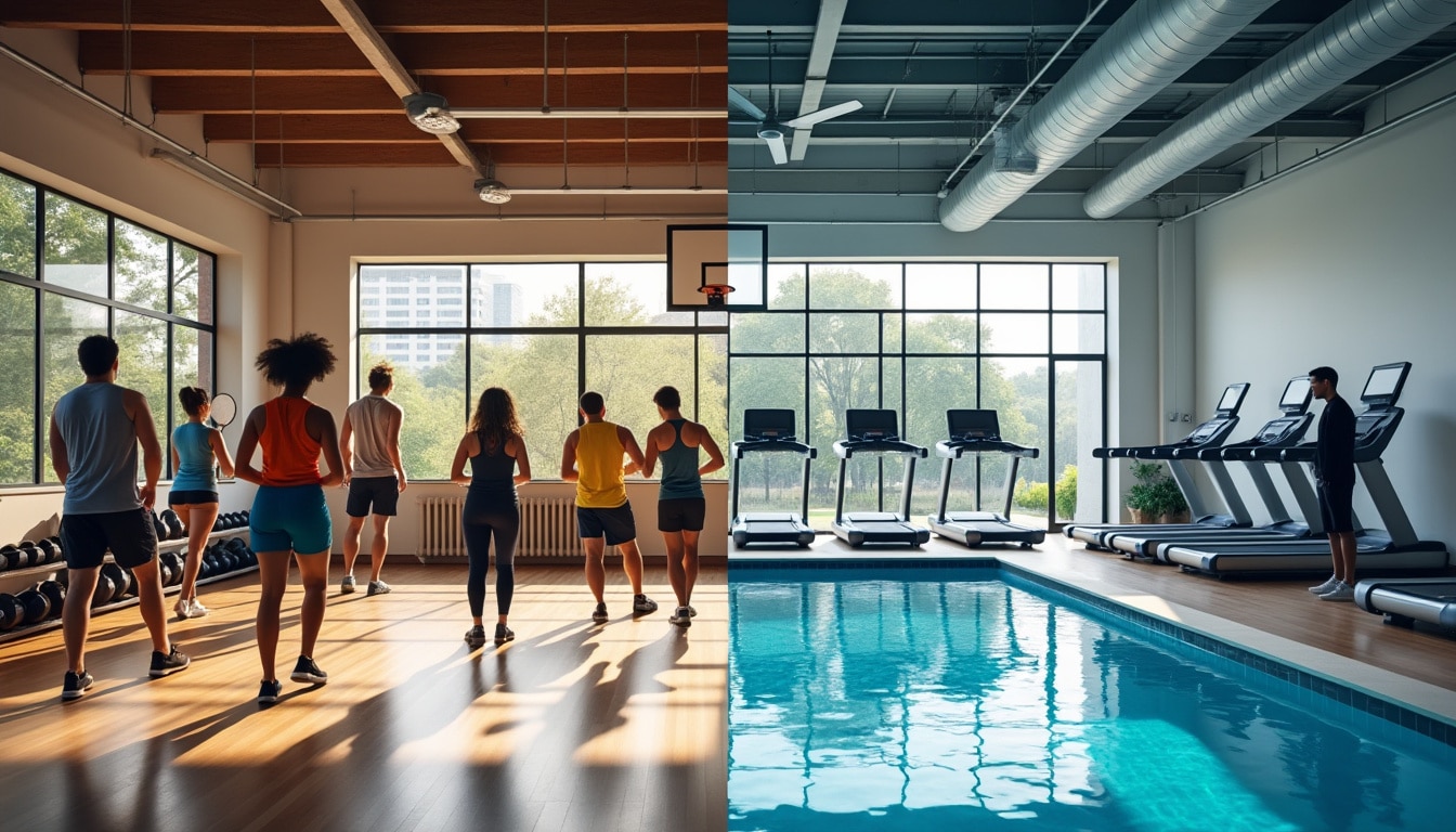 découvrez les différences clés entre un club de quartier et un centre sportif privé pour mieux choisir l'option qui vous convient.