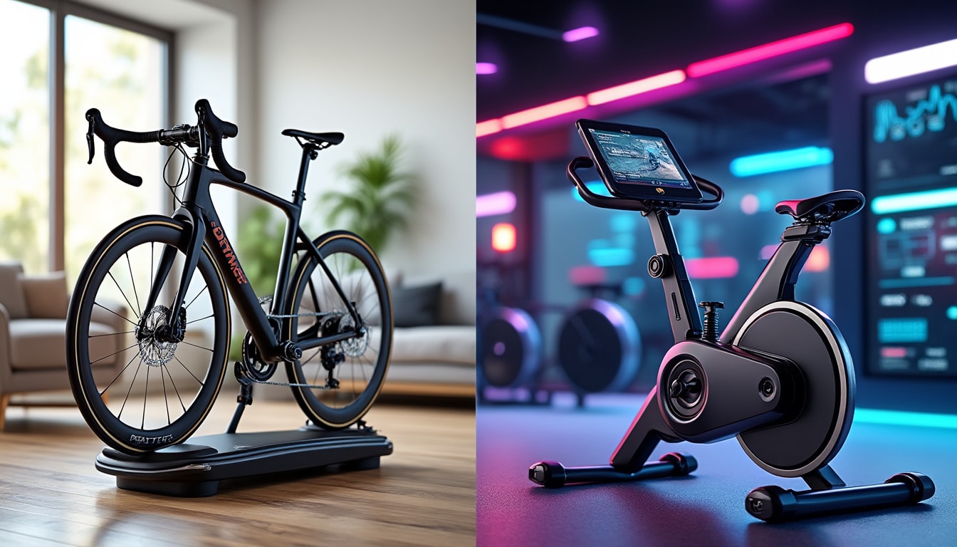 découvrez les différences clés entre un home trainer et un vélo connecté pour choisir l'équipement idéal selon vos besoins et votre pratique du cyclisme.