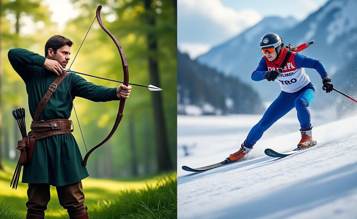 découvrez les principales différences entre le tir à l’arc et le biathlon, deux sports de précision qui combinent habileté et endurance.