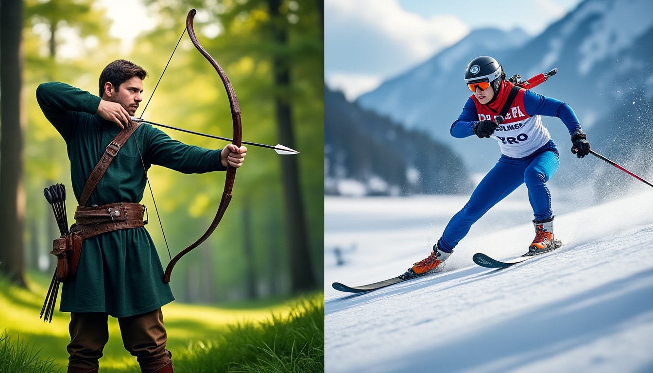 découvrez les principales différences entre le tir à l’arc et le biathlon, deux sports de précision qui combinent habileté et endurance.