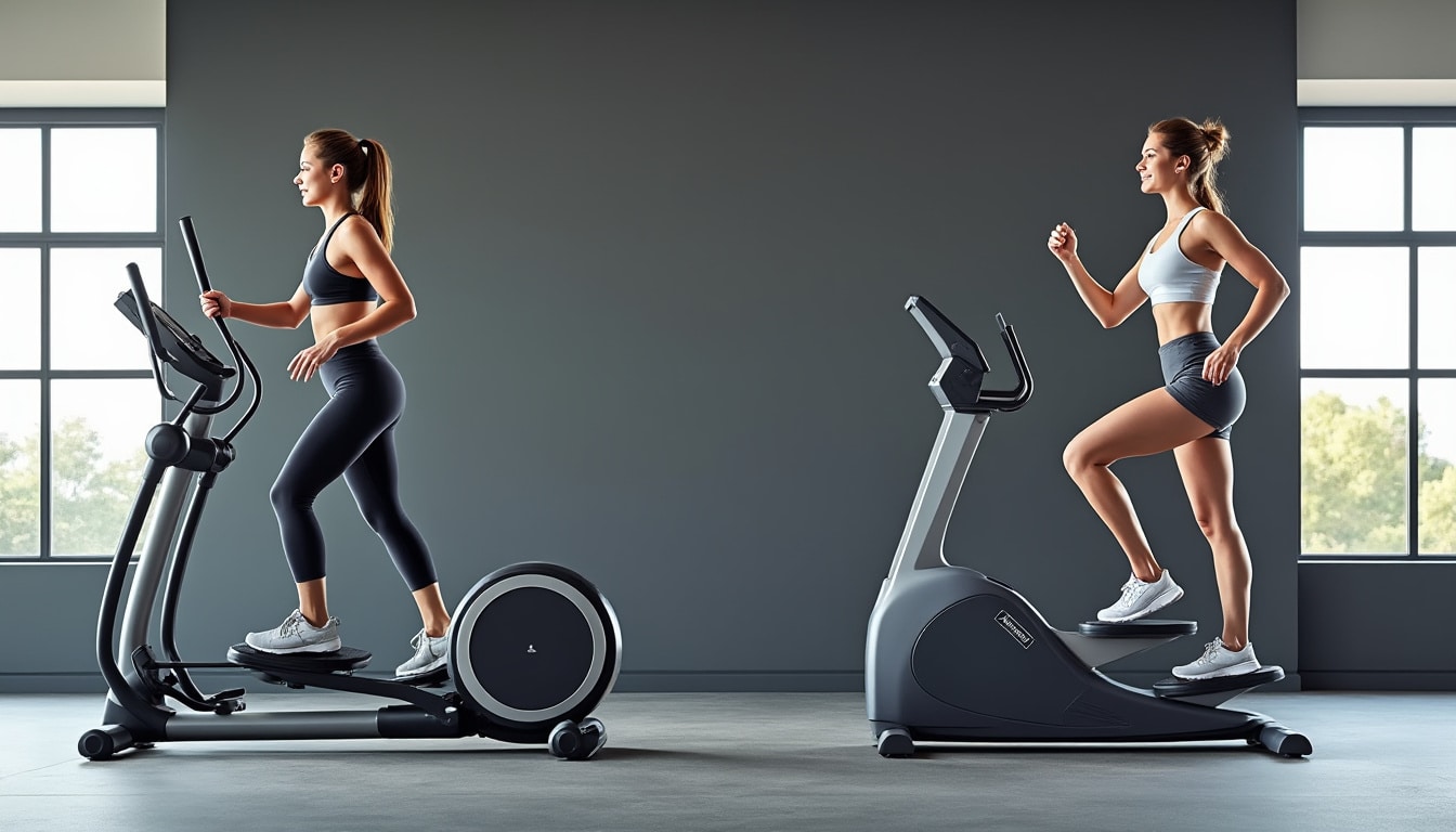 découvrez les différences clés entre le vélo elliptique et le stepper pour choisir l'appareil de fitness qui correspond le mieux à vos objectifs d'entraînement.