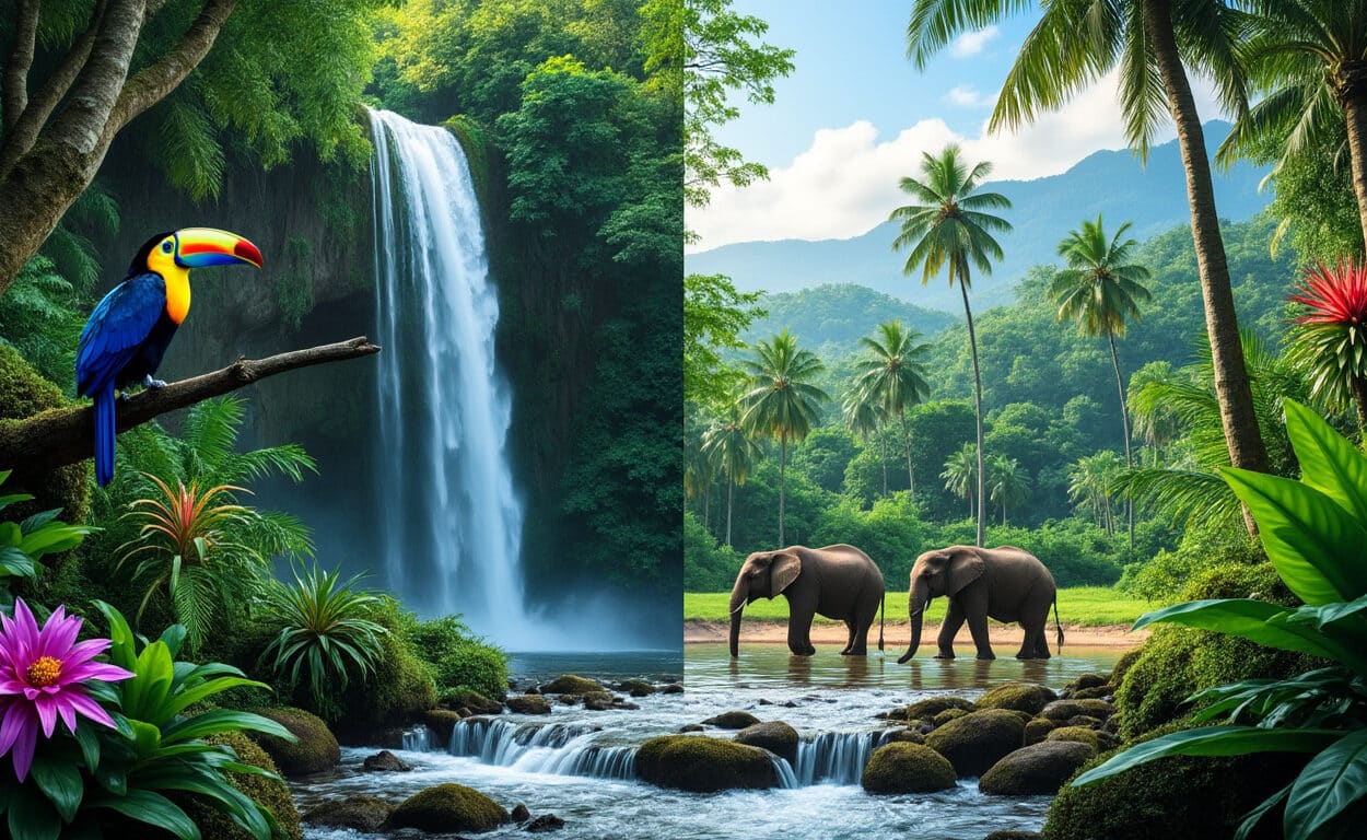 découvrez les différences entre le costa rica et le sri lanka pour un voyage nature inoubliable, entre biodiversité, paysages et expériences authentiques.
