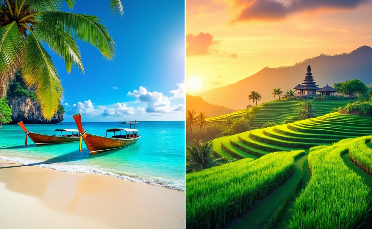 découvrez les différences entre la thaïlande et bali pour choisir la destination idéale de votre premier voyage en asie, entre culture, paysages et activités.