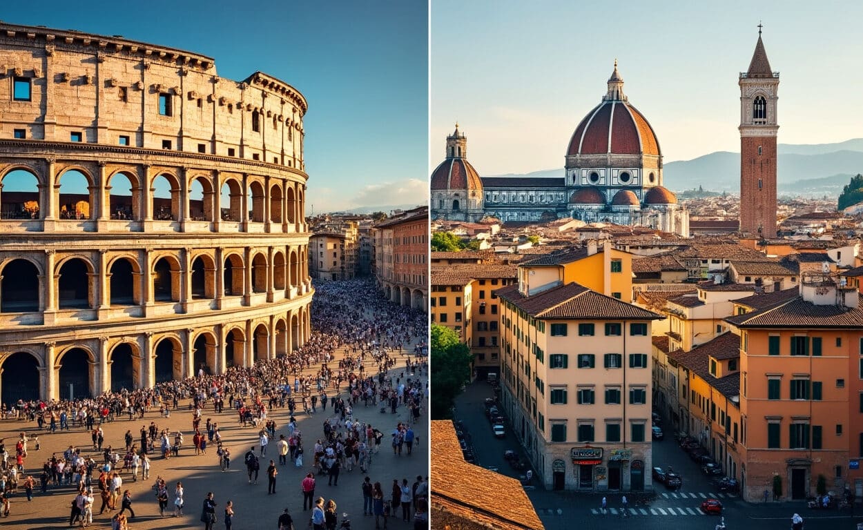 découvrez les atouts de rome et florence pour un premier séjour en italie et choisissez la destination idéale entre histoire, culture et gastronomie.