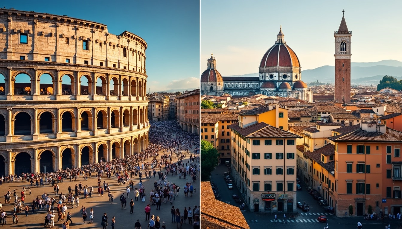 découvrez les atouts de rome et florence pour un premier séjour en italie et choisissez la destination idéale entre histoire, culture et gastronomie.