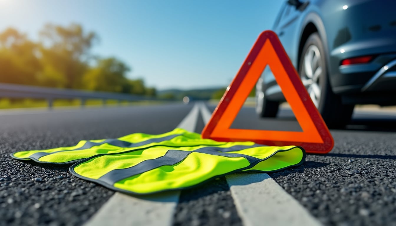 découvrez lequel des deux équipements de sécurité, le gilet jaune ou le triangle de signalisation, est obligatoire en voiture pour votre sécurité et respecter la réglementation.