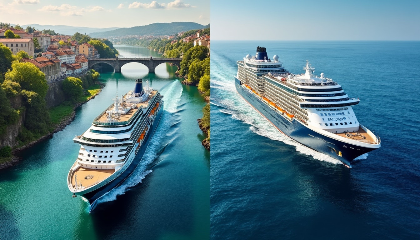 découvrez les différences entre croisière fluviale et croisière maritime : itinéraires, escales, ambiance et expériences à bord pour choisir le voyage idéal.