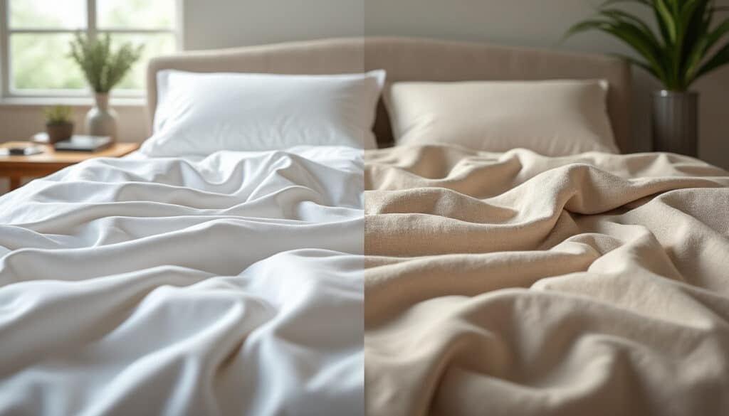 découvrez les différences entre le linge de lit en coton et en lin : douceur, respirabilité, entretien et confort pour choisir la matière idéale.