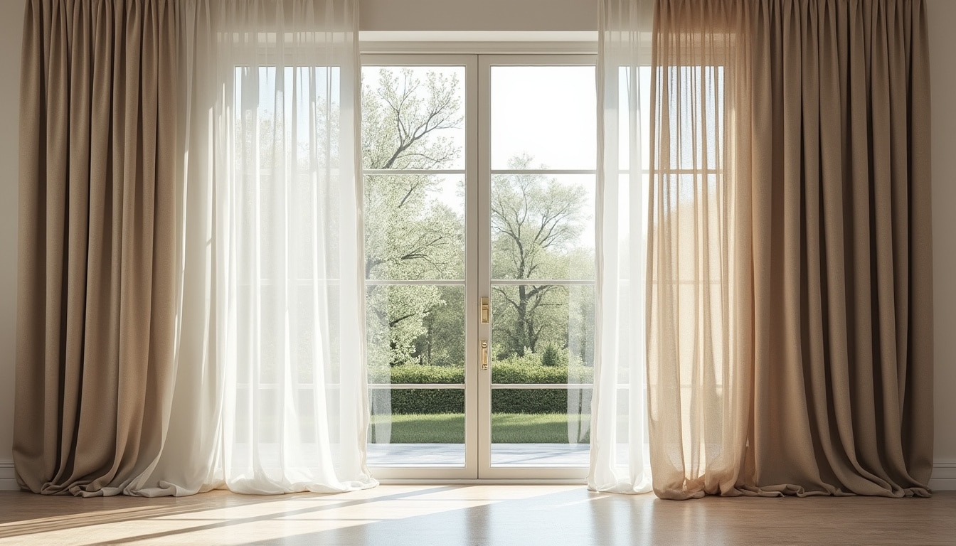 découvrez les différences entre voilage et double rideau : transparence, intimité, lumière et isolation pour choisir la solution adaptée à vos fenêtres.